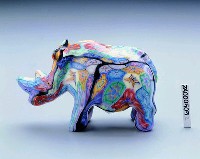 動物蠟燭(犀牛)藏品圖，第1張